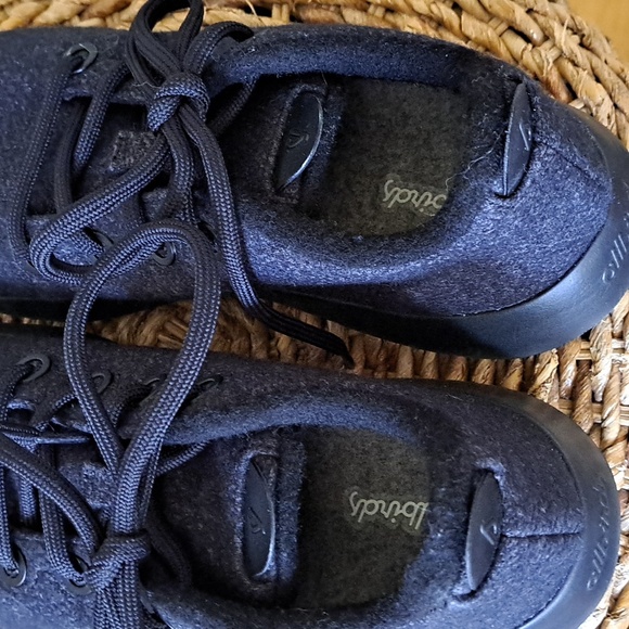 Allbirds Mens Merino Wool Mizzel Runners Black On Black Lace Up Size 11 - Picture 9 of 9